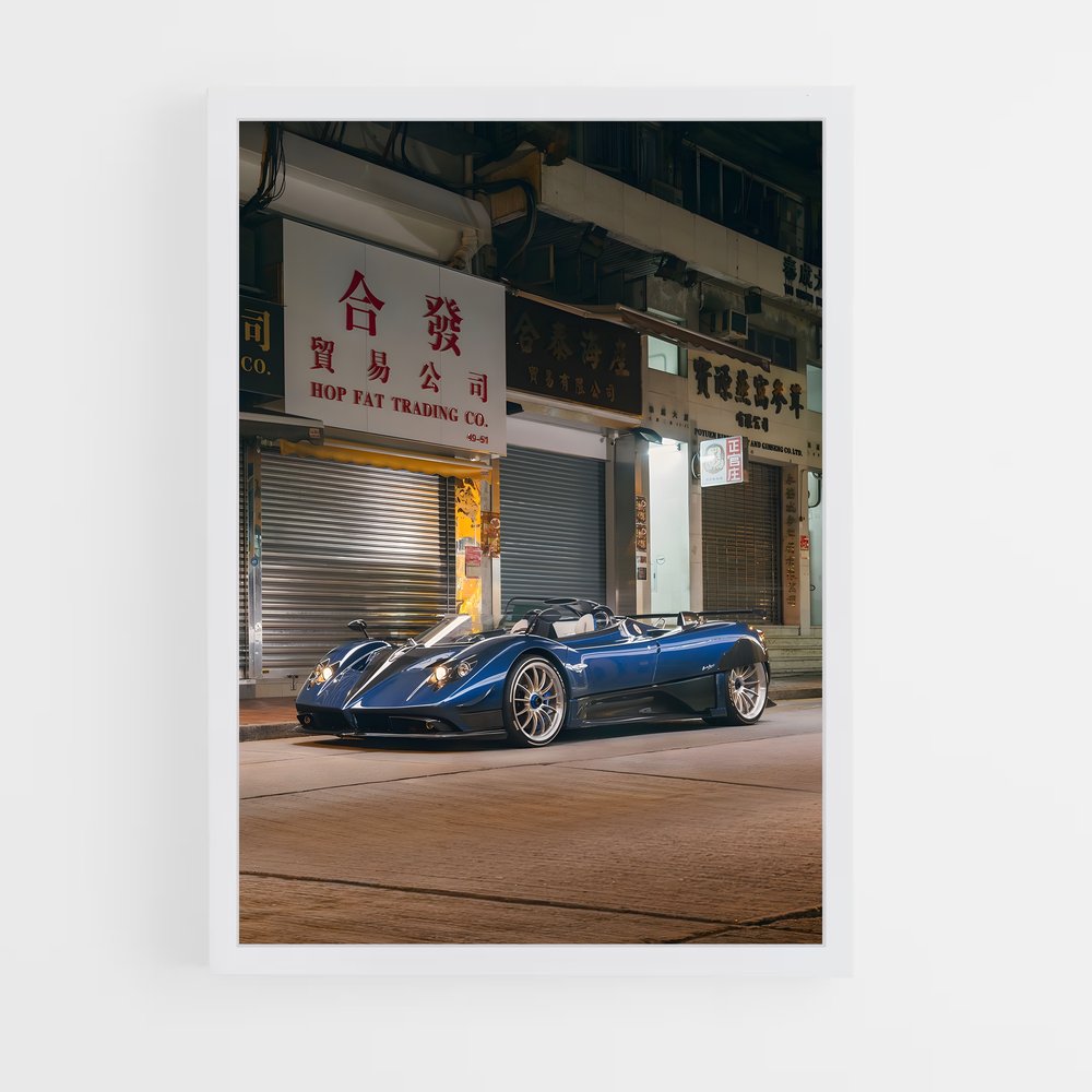 Poster Zonda Blues – affiche Pagani (vue 3)